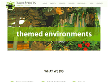 Tablet Screenshot of ironspirits.com